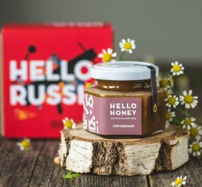 Подарочный набор "Hello, Russia",  гречишный мёд